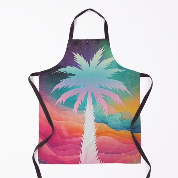 Item preview, Palm tree with colorful background designed and sold by saly55887.