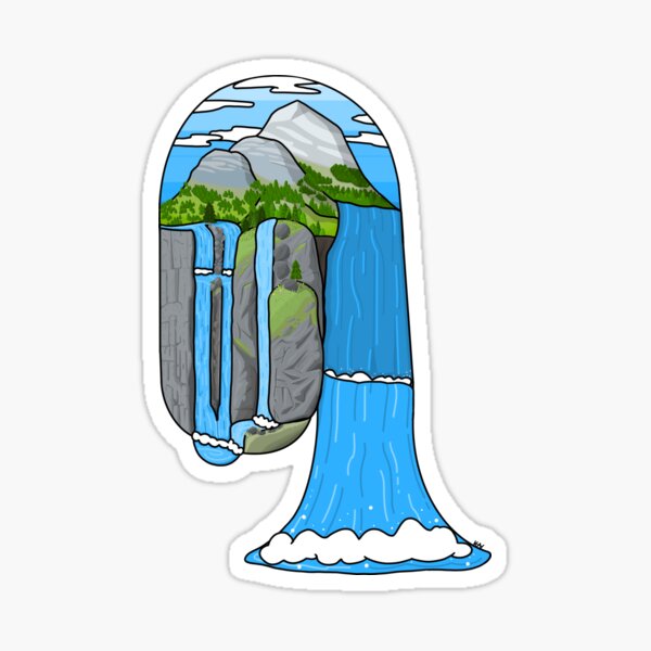 Item preview, Tuba Falls designed and sold by Katie Valadez.