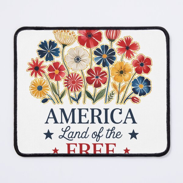 Item preview, America Land Of The Free, 4th Of July designed and sold by vintagearttee.