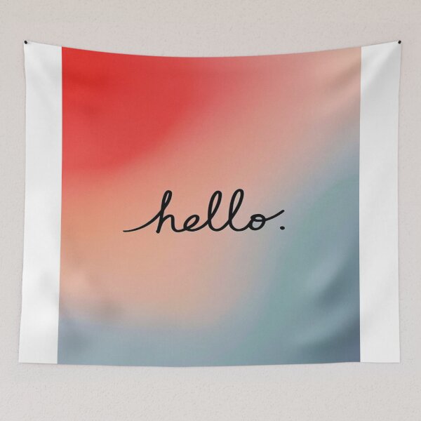 Item preview, hello word with colorful background designed and sold by saly55887.
