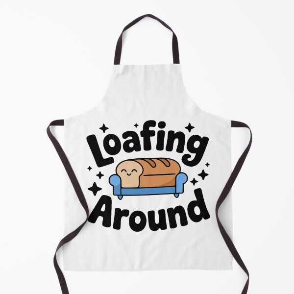 Item preview, Loafing Around! Cute Bread Loaf Pun designed and sold by PMCreative.