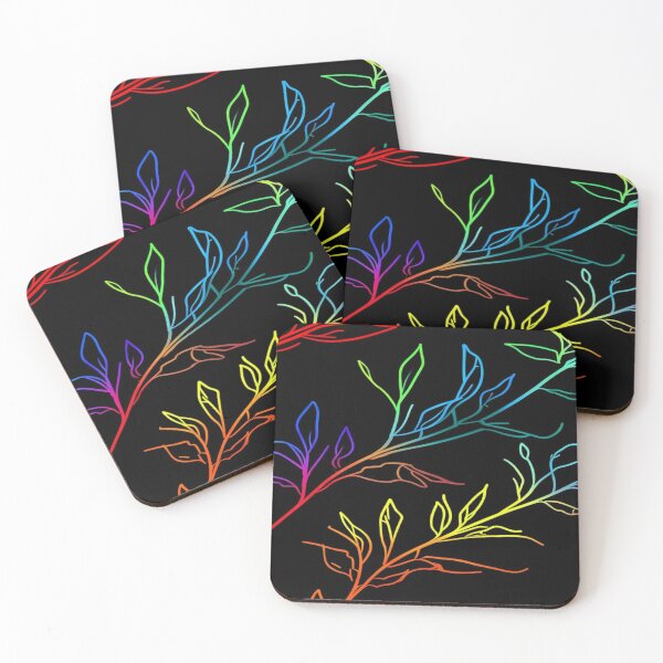 Item preview, Colorful branches pattern designed and sold by saly55887.