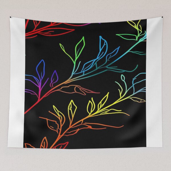Item preview, Colorful branches pattern designed and sold by saly55887.