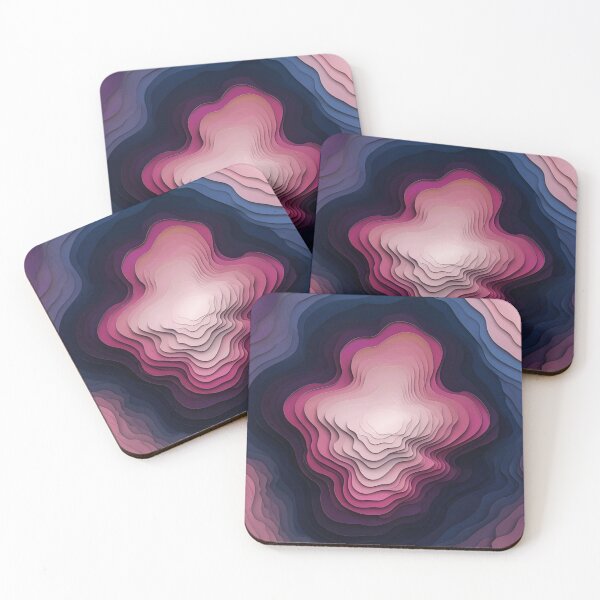 Item preview, Waves of overlapping colors designed and sold by saly55887.