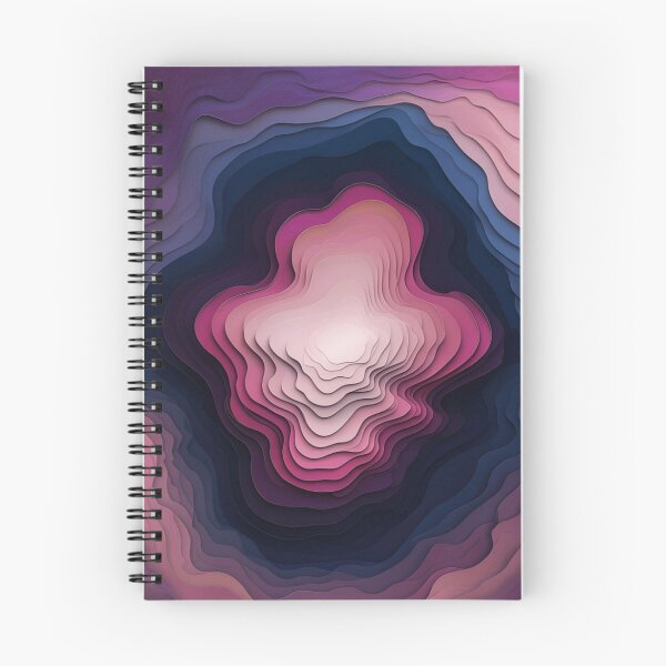 Item preview, Waves of overlapping colors designed and sold by saly55887.