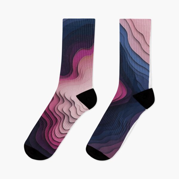 Item preview, Waves of overlapping colors designed and sold by saly55887.