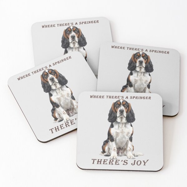 Item preview, Tricolor English Springer Spaniel Art designed and sold by Pawtraitvibes.
