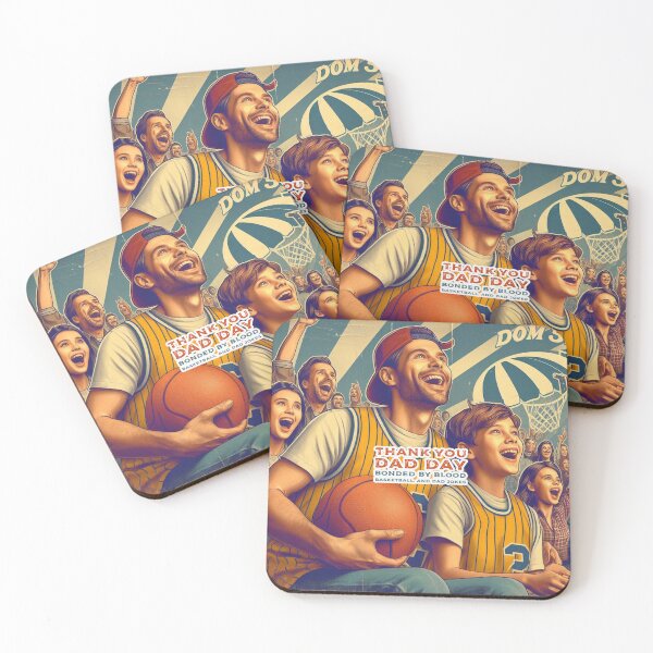 Item preview, Bonded by blood, basketball, and dad jokes designed and sold by Vanich-Panich.