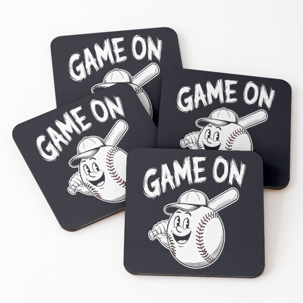 Item preview, Game On – Retro Baseball Ball Mascot designed and sold by Taans-Creation.