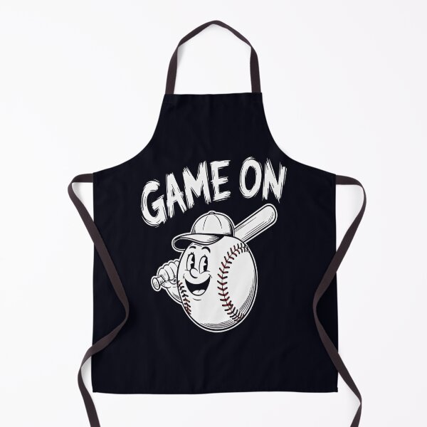 Item preview, Game On – Retro Baseball Ball Mascot designed and sold by Taans-Creation.