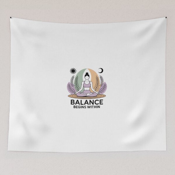 Item preview, Balance Begins Within - Yoga designed and sold by MrERNST.