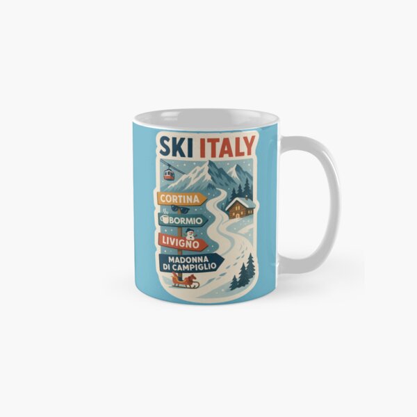 Item preview, Ski Italy – Vintage Winter Travel Art designed and sold by Passegiata Prints.