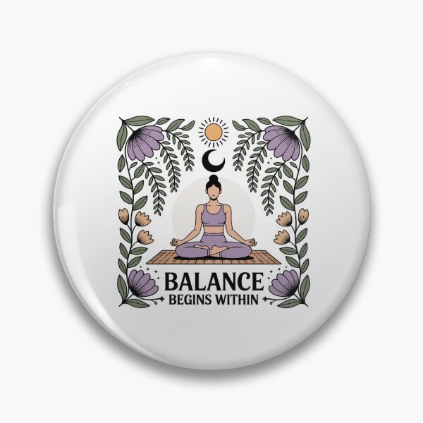 Artikelvorschau, Balance Begins Within - Yoga entworfen und verkauft von MrERNST.