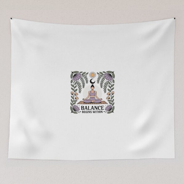 Item preview, Balance Begins Within - Yoga designed and sold by MrERNST.