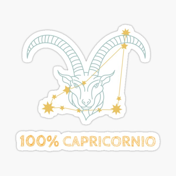 Item preview, Capricorn Symbol and Constellation - 100% Capricorn designed and sold by Vistete-Y-Rie.
