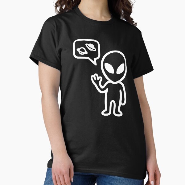 Item preview, Alien Talk: We Come in Peace designed and sold by Print of Kaos.