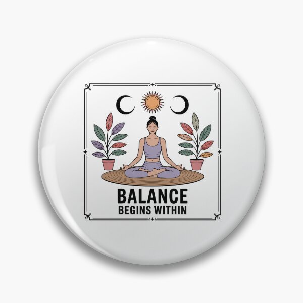 Artikelvorschau, Balance Begins Within - Yoga entworfen und verkauft von MrERNST.