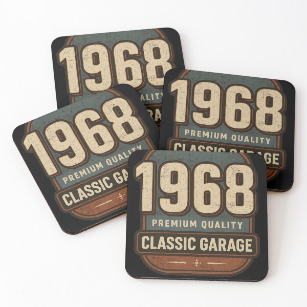 Item preview, 1968 Classic Garage Premium Quality Vintage Car T-Shirt designed and sold by zofron.