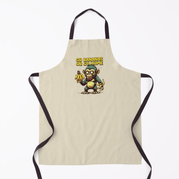 Item preview, Go Bananas or Go Home / Zombie chimp Love designed and sold by Scaryzz.