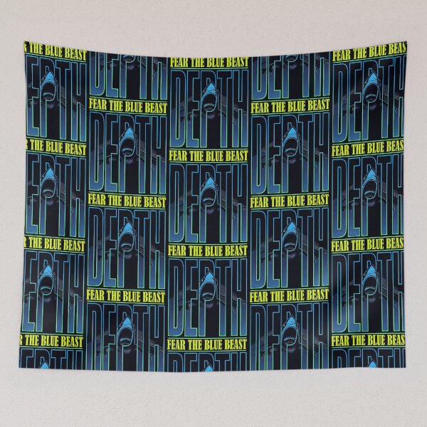 Item preview, Depth – Fear the Blue Beast Shark designed and sold by Taans-Creation.
