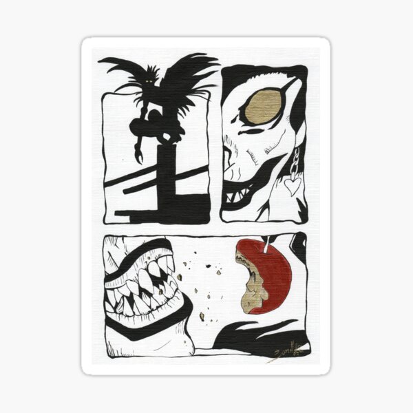 Item preview, Ryuk and his apple designed and sold by MadeByBonilla.