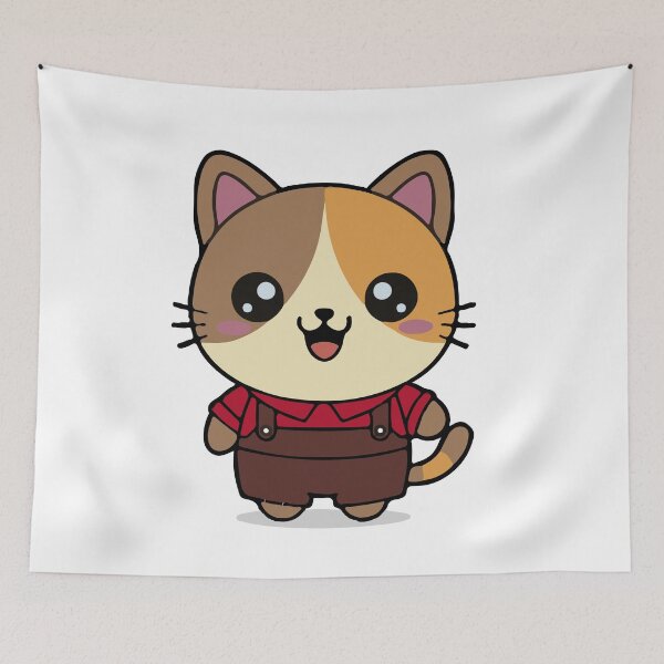 Item preview, Cute Cotton Cat designed and sold by ContextoMagico.