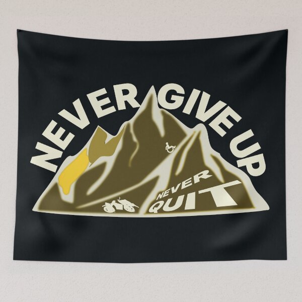 Item preview, Never Give UP,Never Quit! designed and sold by DNC1134.