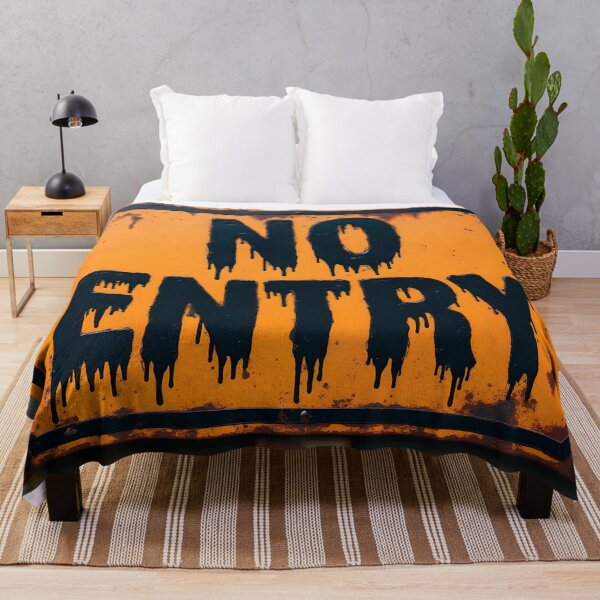 Item preview, Grungy No Entry Sign designed and sold by ShadowAndSlate.