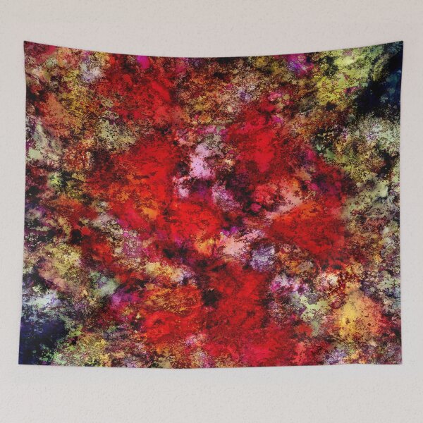 Item preview, The eroded deep red path designed and sold by Keith Mills.