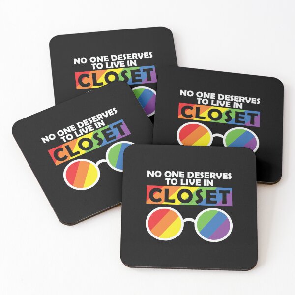Item preview, No one deserves to live in closet – pride & freedom designed and sold by CleanDecor.