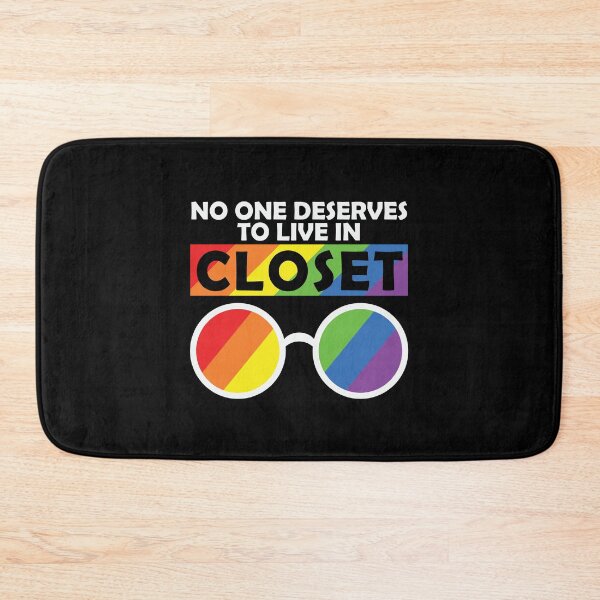 Item preview, No one deserves to live in closet – pride & freedom designed and sold by CleanDecor.