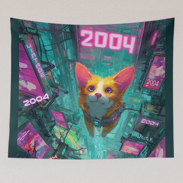 Item preview, Vintage 2004 Cyberpunk 21 Year Old Cat Lovers 21st Birthday designed and sold by SecretDicer.