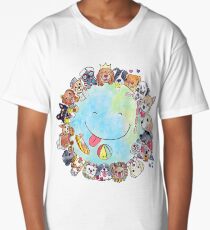 Happy Dog Planet - Choose your Furrsonality Long T-Shirt