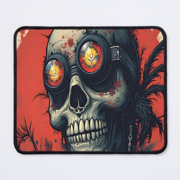 Item preview, Apocalyptic Goggle Skull designed and sold by ShadowAndSlate.
