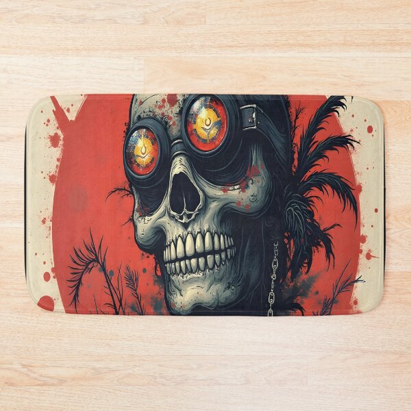 Item preview, Apocalyptic Goggle Skull designed and sold by ShadowAndSlate.
