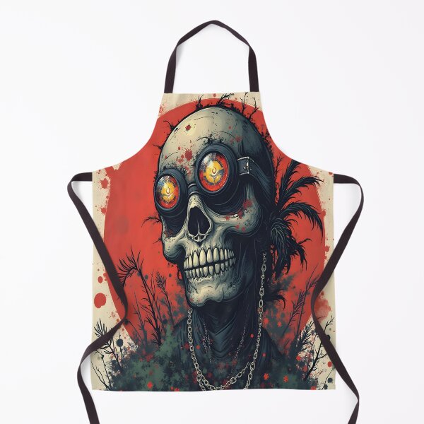 Item preview, Apocalyptic Goggle Skull designed and sold by ShadowAndSlate.