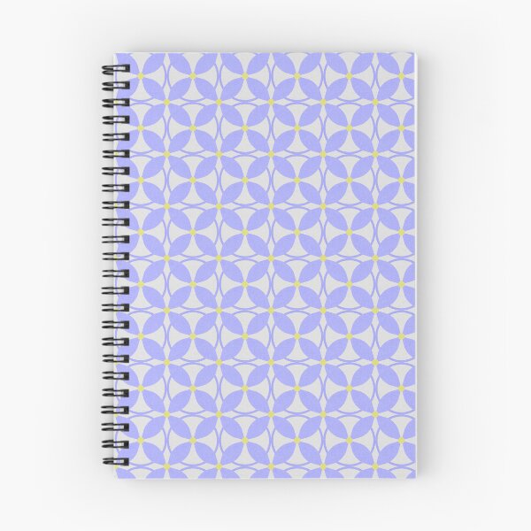 Item preview, Linen Circular Floral Pattern Blue And Yellow On Gray designed and sold by QuestingPixel.