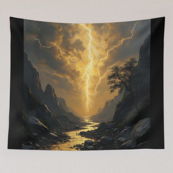 Item preview, Golden Rift Landscape designed and sold by ShadowAndSlate.