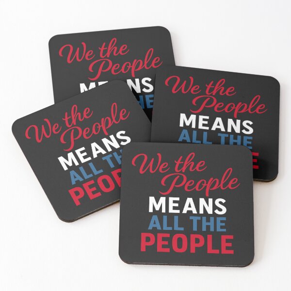 Item preview, We The People Means All the People: Patriotic Equality Statement Art designed and sold by elynne9.