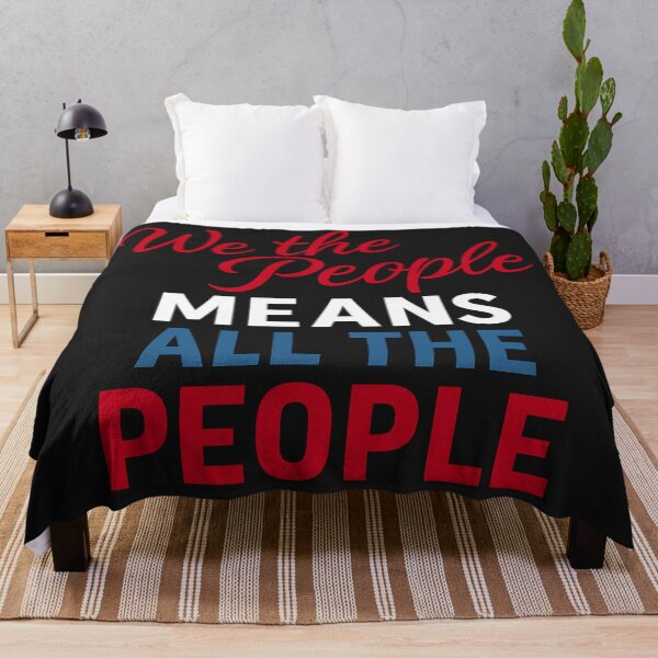 Item preview, We The People Means All the People: Patriotic Equality Statement Art designed and sold by elynne9.