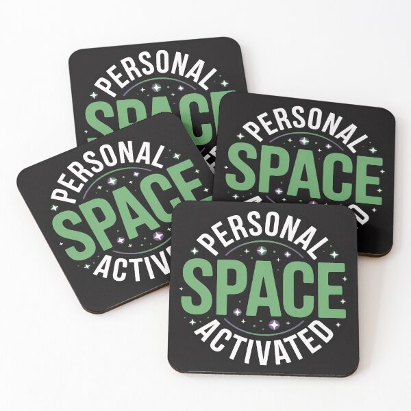 Item preview, Personal Space Activated – Introvert Humor with Space Theme designed and sold by Parkerzz.