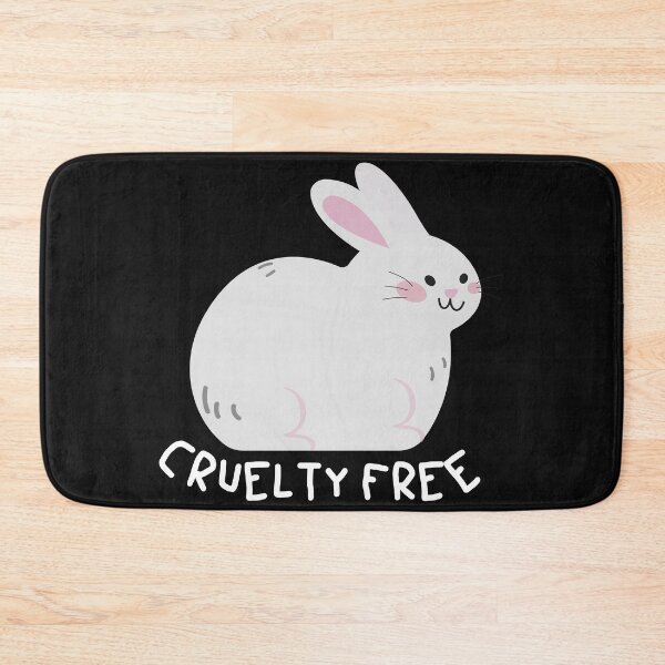 Item preview, White bunny cute character, Cruelty free designed and sold by Luamor.