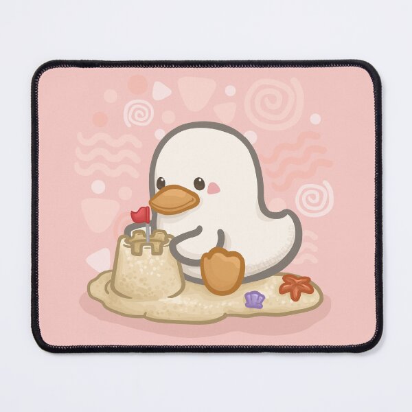 Item preview, Duck Building a Sandcastle designed and sold by Khotekmei.