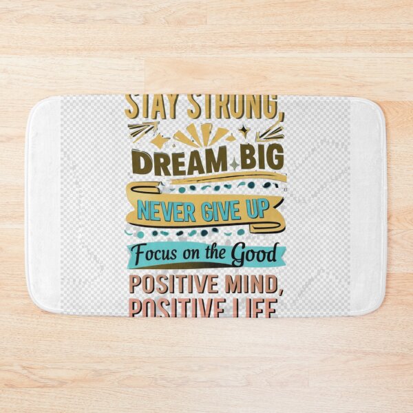 Item preview, Motivational saying: Stay Strong, Dream Big, Never Give Up designed and sold by shahinsy.