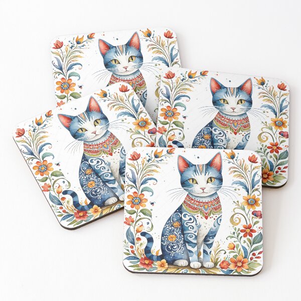 Item preview, Flora the Cat designed and sold by FlowerCloud.