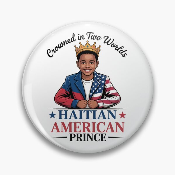 Item preview,  Crowned in Two Worlds - Haitian American Prince designed and sold by Francy Fits.