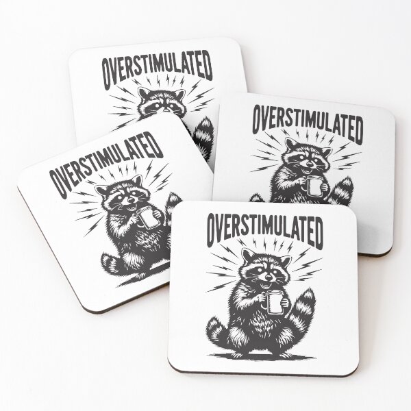 Item preview, Overstimulated raccoon designed and sold by BrownHorse90s.