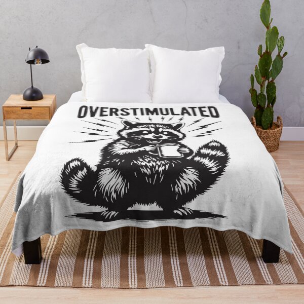 Item preview, Overstimulated raccoon designed and sold by BrownHorse90s.