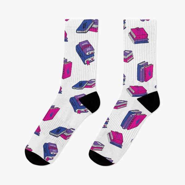 Item preview, Witchy bisexual bookstacks designed and sold by CreativeStrand.