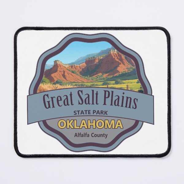 Item preview, Great Salt Plains State Park, Alfalfa County, Oklahoma designed and sold by Wanderful-roads.